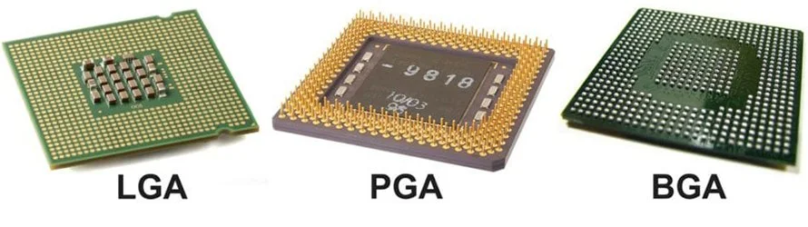 differences between lga pga and bga cpus