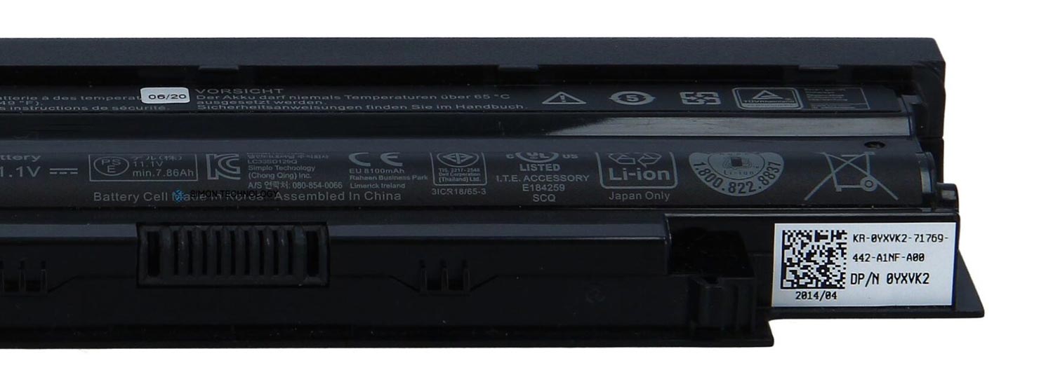 باتری J1KND برای لپ تاپ دل N5010 N5110
