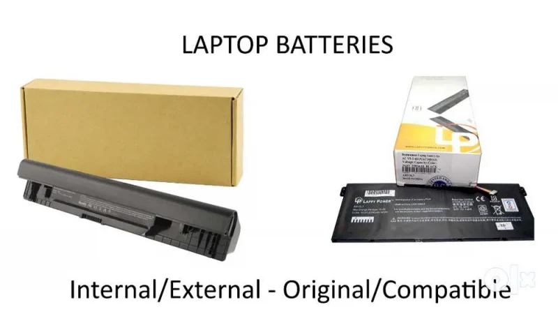 laptop battery internal external