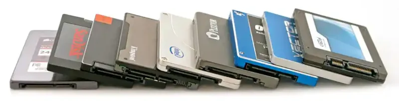 انواع حافظه اس اس دی SSD : 
